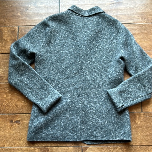 Club Monaco Marled Grey Sweater Blazer Jacket - Picture 6 of 6